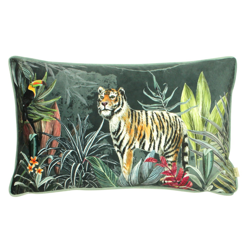 Zinara Tiger Rectangular Cushion